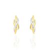 Histoire d'Or Boucles D'oreilles Puces Ester Or Jaune Diamant