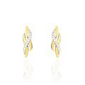 Boucles d'oreille sur Grenoble : Histoire d'Or Boucles D'oreilles Puces Ester Or Jaune Diamant