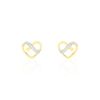 Histoire d'Or Boucles D'oreilles Puces Juliane Or Jaune Diamant