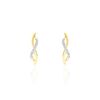 Histoire d'Or Boucles D'oreilles Puces Smina Or Jaune Diamant