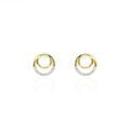 Boucles d'oreille sur Grenoble : Histoire d'Or Boucles D'oreilles Puces Atlanta Or Jaune Diamant
