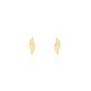 Histoire d'Or Boucles D'oreilles Puces Caline Or Jaune Diamant