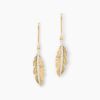 Histoire d'Or Boucles D'oreilles Pendantes Paola Or Jaune Diamant