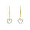 Histoire d'Or Boucles D'oreilles Pendantes Ursa Or Jaune Diamant