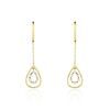 Histoire d'Or Boucles D'oreilles Pendantes Marganela Or Jaune Diamant