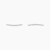 Histoire d'Or Boucles D'oreilles Grimpantes Fadoua Or Blanc Diamants