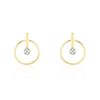 Histoire d'Or Boucles D'oreilles Or Jaune Adrienn Diamants
