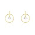Boucles d'oreille sur Grenoble : Histoire d'Or Boucles D'oreilles Or Jaune Adrienn Diamants