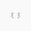 Histoire d'Or Boucles D'oreilles Puces Xene Or Jaune Diamant