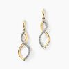 Histoire d'Or Boucles D'oreilles Pendantes Taimi Or Jaune Diamant
