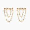 Histoire d'Or Boucles D'oreilles Puces Phile Or Jaune Diamant