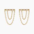 Boucles d'oreille sur Grenoble : Histoire d'Or Boucles D'oreilles Puces Phile Or Jaune Diamant