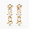Histoire d'Or Boucles D'oreilles Puces Matleena Or Jaune Diamant Synth&eacute;tique