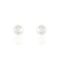 Boucles d'oreille sur Grenoble : Histoire d'Or Boucles D'oreilles Puces Akoya Or Jaune Perle De Culture D'akoya