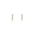 Boucles d'oreille sur Grenoble : Histoire d'Or Boucles D'oreilles Puces Edme Barrettes Or Jaune Strass