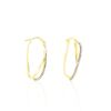 Histoire d'Or Cr&eacute;oles Domitilla Or Jaune Strass