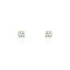 Histoire d'Or Boucles D'oreilles Puces Carin Serti Griffe 2 Or Jaune Oxyde