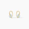 Histoire d'Or Boucles D'oreilles Puces Or Jaune Berecyntia Topaze