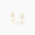 Boucles d'oreille sur Grenoble : Histoire d'Or Boucles D'oreilles Pendantes Sibylle Or Jaune Perle De Culture