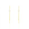 Histoire d'Or Boucles D'oreilles Pendantes Salman Or Jaune Perle De Culture