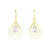 Histoire d'Or Boucles D'oreilles Pendantes Martyna Or Jaune Perle De Culture