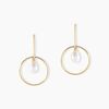 Histoire d'Or Boucles D'oreilles Pendantes Salvine Or Jaune Perle De Culture
