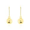 Histoire d'Or Boucles D'oreilles Pendantes Fidelia Boules Or Jaune