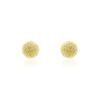 Histoire d'Or Boucles D'oreilles Puces Fidelia Boule Sablee Or Jaune
