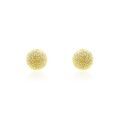 Histoire d'Or Boucles D'oreilles Puces Fidelia Boule Sablee Or Jaune