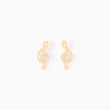 Histoire d'Or Boucles D'oreilles Puces Bayram Musique Or Jaune