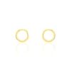 Histoire d'Or Boucles D'oreilles Puces Berangere Cercle Or Jaune
