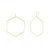 Histoire d'Or Cr&eacute;oles Roseane Hexagone Or Jaune