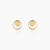 Histoire d'Or Boucles D'oreilles Puces Gamal Cercle 4 Or Jaune