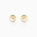 Histoire d'Or Boucles D'oreilles Puces Gamal Cercle 4 Or Jaune