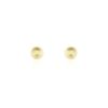 Histoire d'Or Boucles D'oreilles Puces Fidelia Boule Sablee Or Jaune