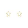 Histoire d'Or Boucles D'oreilles Puces Alphonsine Etoile De Mer Or Jaune