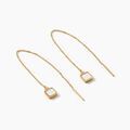 Histoire d'Or Boucles D'oreilles Pendantes Lucky Gems Or Jaune Nacre