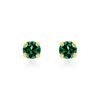 Histoire d'Or Boucles D'oreilles Puces Or Jaune Oxyde De Zirconium