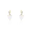Histoire d'Or Boucles D'oreilles Puces Clothilde Or Jaune Oxyde De Zirconium