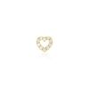 Histoire d'Or Boucle D'oreille Puce Unitaire Howie Or Jaune Oxyde De Zirconium