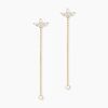 Histoire d'Or Boucles D'oreilles Pendantes Sparkle Or Jaune Oxyde