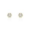 Histoire d'Or Boucles D'oreilles Puces Eleanor Fleur Or Jaune Oxyde De Zirconium