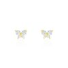 Histoire d'Or Boucles D'oreilles Puces Jemila Or Jaune Oxyde De Zirconium