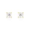 Histoire d'Or Boucles D'oreilles Puces Doreen Carre Or Jaune Oxyde De Zirconium