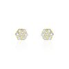 Histoire d'Or Boucles D'oreilles Puces Eleanor Fleur Or Jaune Oxyde De Zirconium