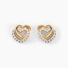 Histoire d'Or Boucles D'oreilles Puces Ablaye Or Jaune Oxyde De Zirconium
