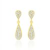 Histoire d'Or Boucles D'oreilles Pendantes Reiko Or Jaune Oxyde De Zirconium