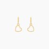 Histoire d'Or Boucles D'oreilles Pendantes Feryal Pendantes Coeurs Or Jaune