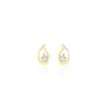 Histoire d'Or Boucles D'oreilles Puces Helie Goutte Or Jaune Oxyde De Zirconium