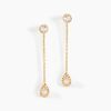Histoire d'Or Boucles D'oreilles Pendantes Kadidja Or Jaune Oxyde De Zirconium